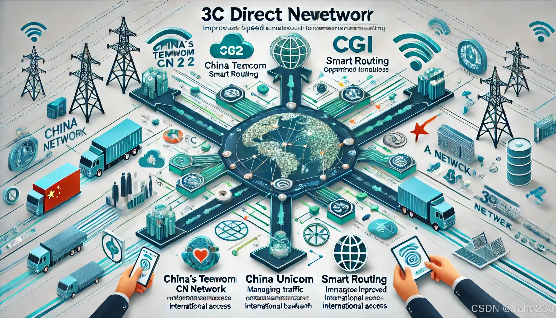 亚太专线网络图